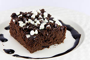 brownie chocolate blanco